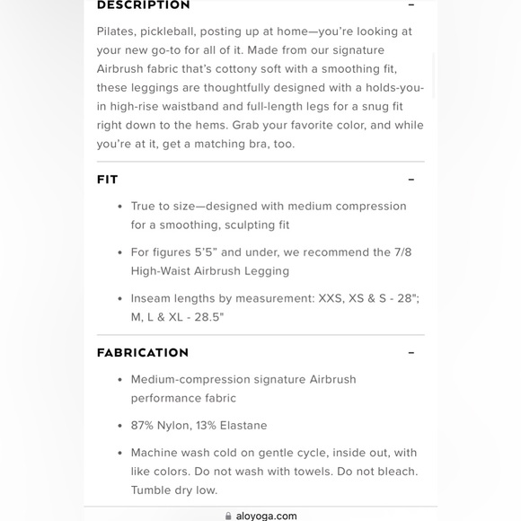 Alo Yoga White High-Waist Airbrush Legging Medium Compression Sculpting - Picture 11 of 12